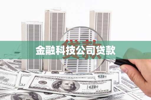 凤泉金融科技公司贷款