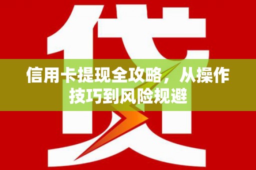 凤泉信用卡提现全攻略，从操作技巧到风险规避
