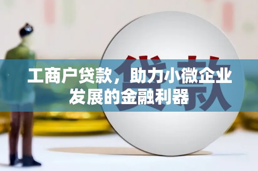 凤泉工商户贷款，助力小微企业发展的金融利器