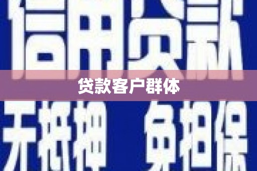 凤泉贷款客户群体