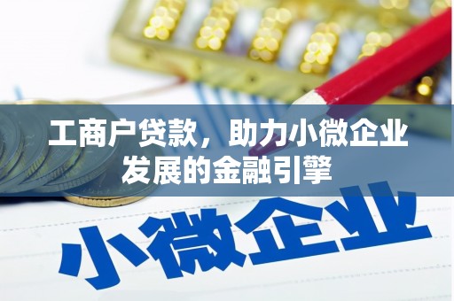 凤泉工商户贷款，助力小微企业发展的金融引擎