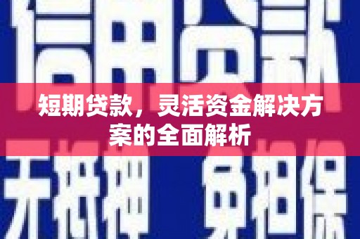 凤泉短期贷款，灵活资金解决方案的全面解析