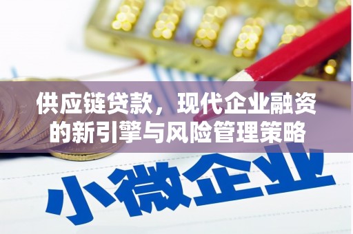 凤泉供应链贷款，现代企业融资的新引擎与风险管理策略