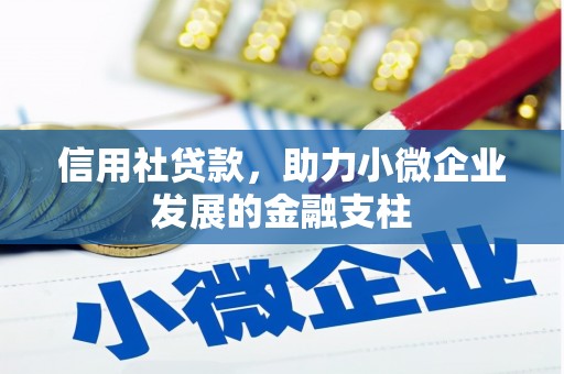 凤泉信用社贷款，助力小微企业发展的金融支柱