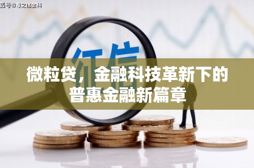 凤泉微粒贷，金融科技革新下的普惠金融新篇章