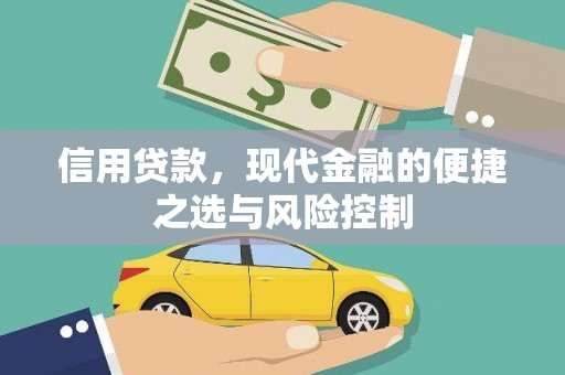 凤泉信用贷款，现代金融的便捷之选与风险控制