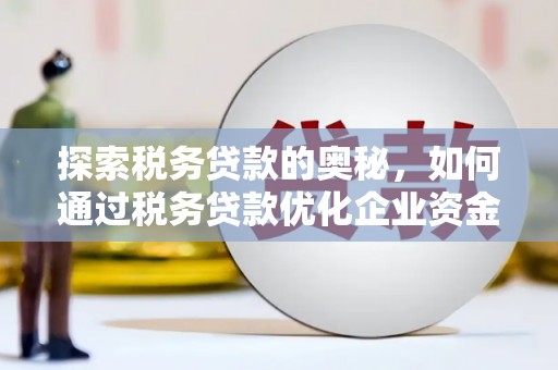 凤泉探索税务贷款的奥秘，如何通过税务贷款优化企业资金流