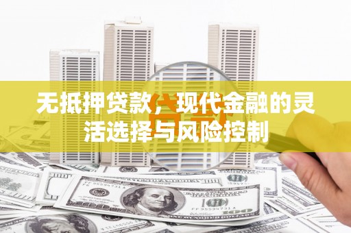 凤泉无抵押贷款，现代金融的灵活选择与风险控制