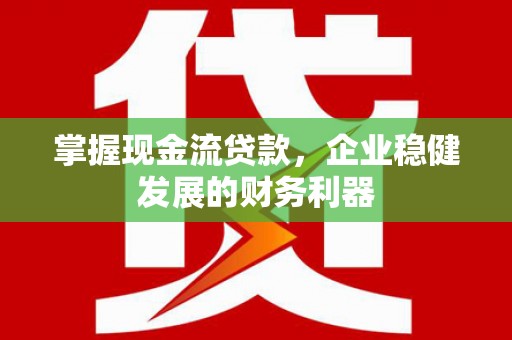 凤泉掌握现金流贷款，企业稳健发展的财务利器