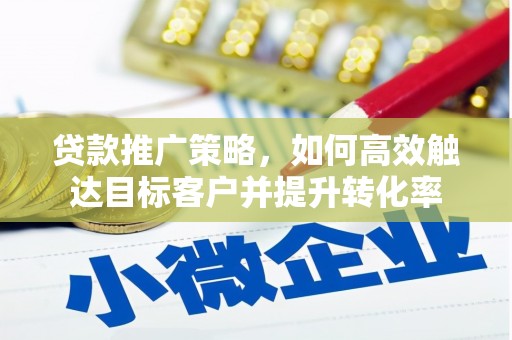 凤泉贷款推广策略，如何高效触达目标客户并提升转化率