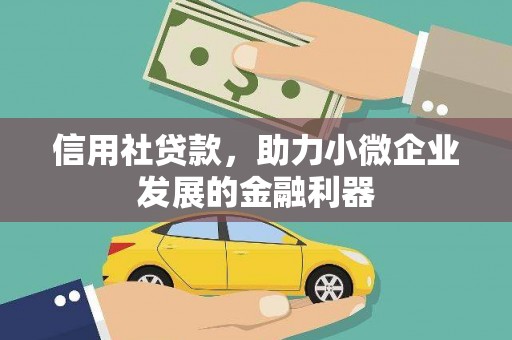 凤泉信用社贷款，助力小微企业发展的金融利器