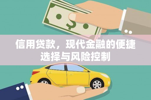 凤泉信用贷款，现代金融的便捷选择与风险控制