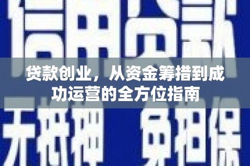 凤泉贷款创业，从资金筹措到成功运营的全方位指南