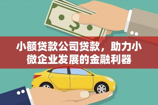 凤泉小额贷款公司贷款，助力小微企业发展的金融利器