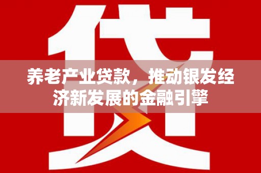 凤泉养老产业贷款，推动银发经济新发展的金融引擎