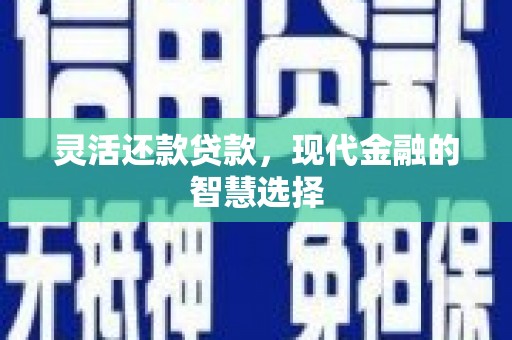 凤泉灵活还款贷款，现代金融的智慧选择