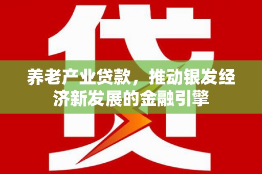 凤泉养老产业贷款，推动银发经济新发展的金融引擎