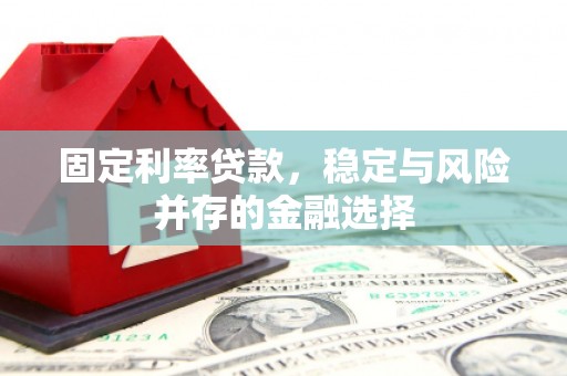 凤泉固定利率贷款，稳定与风险并存的金融选择