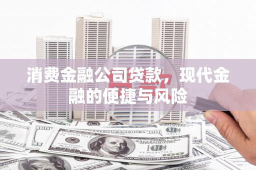 凤泉消费金融公司贷款，现代金融的便捷与风险