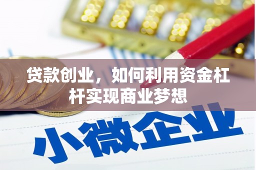凤泉贷款创业，如何利用资金杠杆实现商业梦想