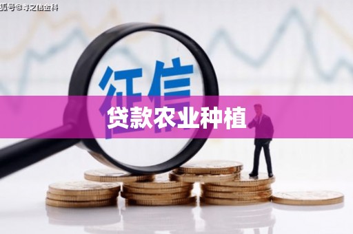 凤泉贷款农业种植