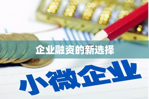 凤泉企业融资的新选择