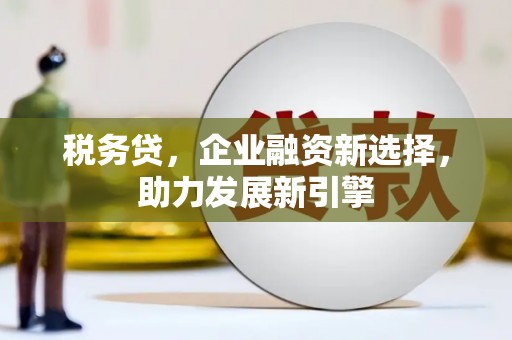 凤泉税务贷，企业融资新选择，助力发展新引擎