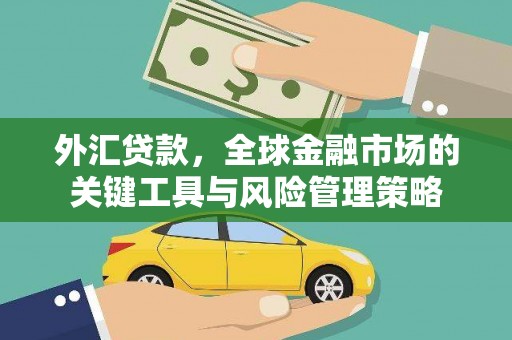 凤泉外汇贷款，全球金融市场的关键工具与风险管理策略