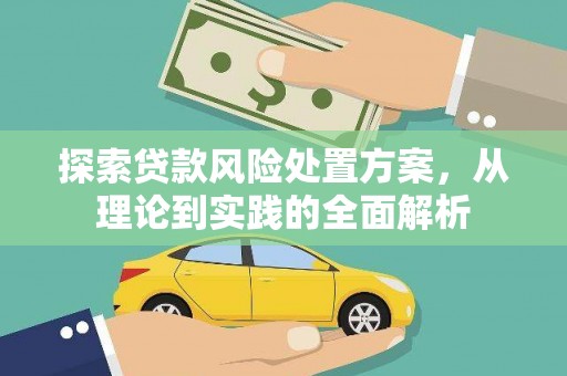 凤泉探索贷款风险处置方案，从理论到实践的全面解析