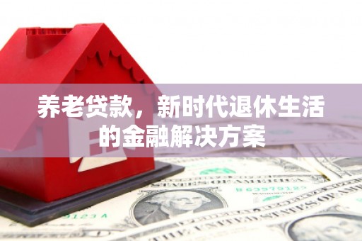 凤泉养老贷款，新时代退休生活的金融解决方案