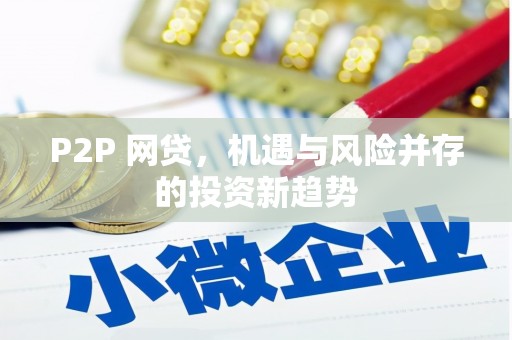 凤泉P2P 网贷，机遇与风险并存的投资新趋势