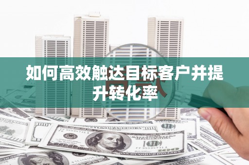 凤泉如何高效触达目标客户并提升转化率