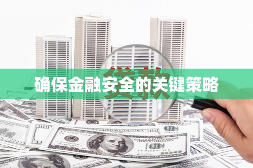 凤泉确保金融安全的关键策略
