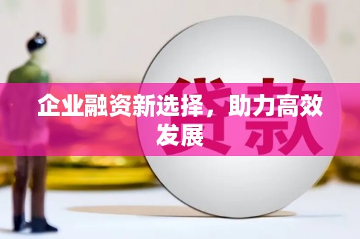 凤泉企业融资新选择，助力高效发展